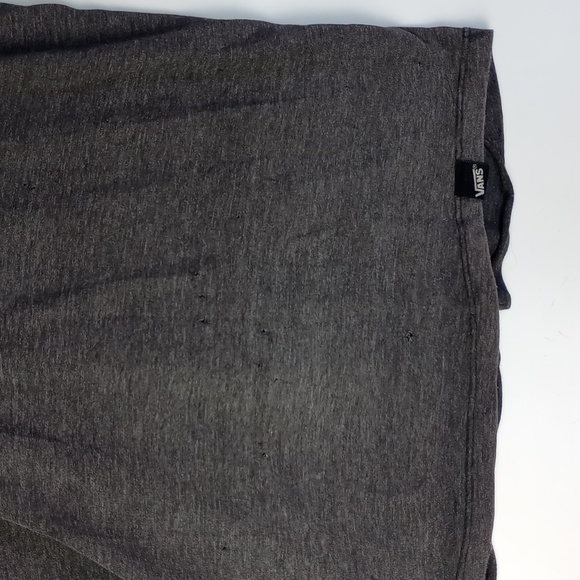 Vintage Vans Worn Holey Original Sole of Skate T Shirt Gray & Green - Picture 8 of 11